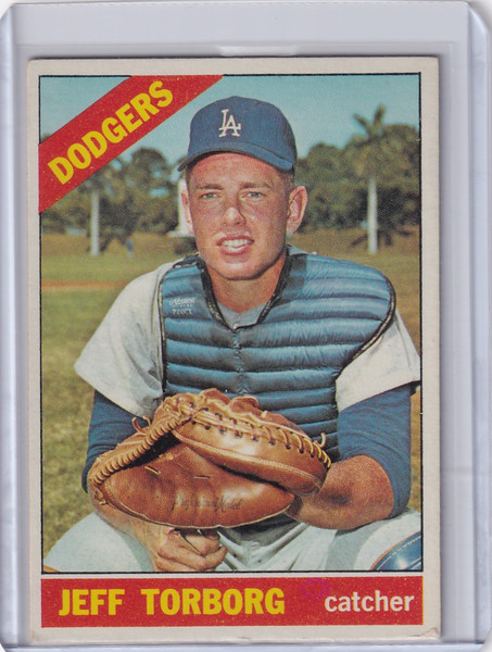 1966 Topps Baseball #257 Jeff Torborg - Los Angeles Dodgers