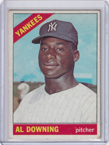 1966 Topps Baseball #384 Al Downing - New York Yankees