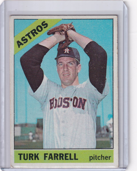 1966 Topps Baseball #377 Turk Farrell - Houston Astros
