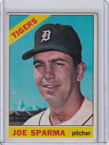 1966 Topps Baseball #267 Joe Sparma - Detroit Tigers