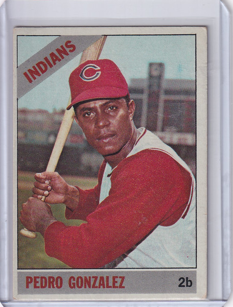 1966 Topps Baseball #266 Pedro Gonzalez - Cleveland Indians
