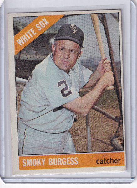 1966 Topps Baseball #354 Smoky Burgess - Chicago White Sox