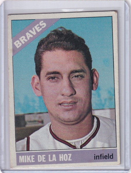 1966 Topps Baseball #346 Mike de la Hoz - Atlanta Braves