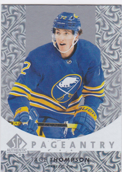 2022-23 Upper Deck #P-23 Tage Thompson Pageantry Buffalo Sabres