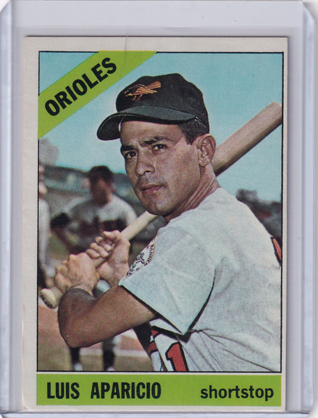 1966 Topps Baseball #90 Luis Aparicio - Baltimore Orioles DP