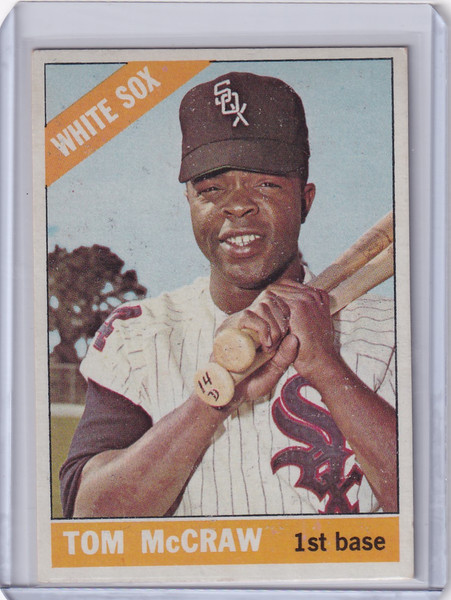 1966 Topps Baseball #141 Tom McCraw - Chicago White Sox