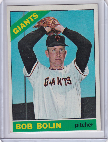 1966 Topps Baseball #61 Bobby Bolin - San Francisco Giants