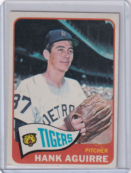 1965 Topps Baseball #522 Hank Aguirre - Detroit Tigers