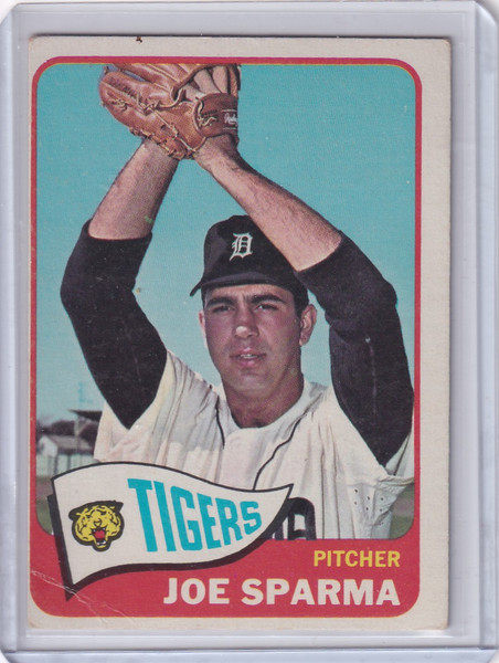 1965 Topps Baseball #587 Joe Sparma - Detroit Tigers