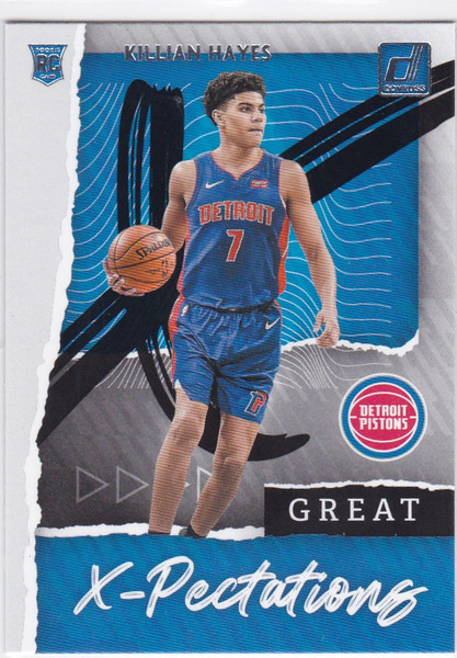 2020-21 Donruss #7  Killian Hayes Great X-Pectaions RC New York Knicks