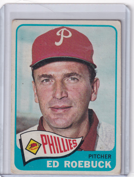 1965 Topps Baseball #52 Ed Roebuck - Philadelphia Phillies