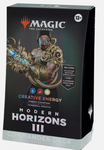 Magic The Gathering: Creative Energy Commander Deck MODERN HORIZONS 3