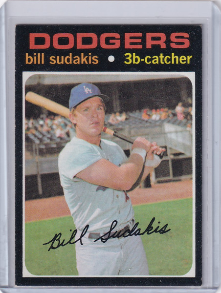 1971 Topps Baseball #253 Bill Sudakis - Los Angeles Dodgers