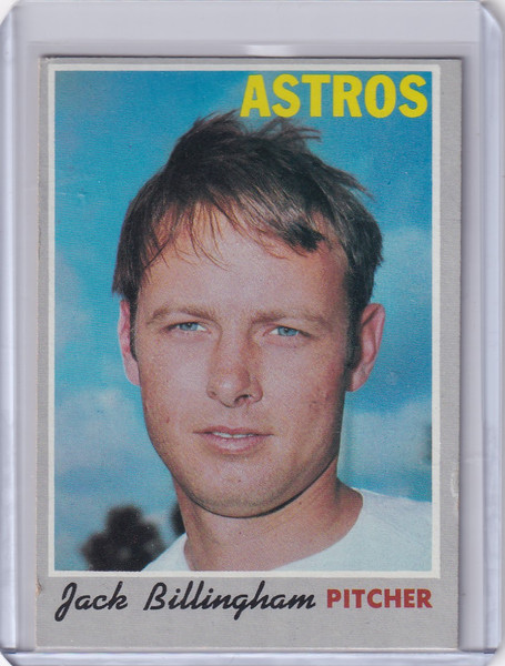 1970 Topps Baseball #701 Jack Billingham - Houston Astros