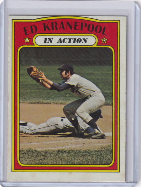1972 Topps Baseball #182 Ed Kranepool IA - New York Mets