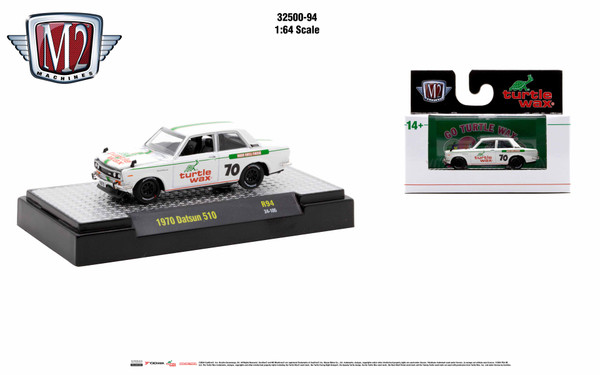 M2 Machines AutoThentics Rel 94 1:64 1970 Datsun 510