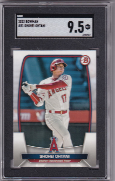 2023 Bowman #51 Shohei Ohtani SGC 9.5 - Los Angeles Angels