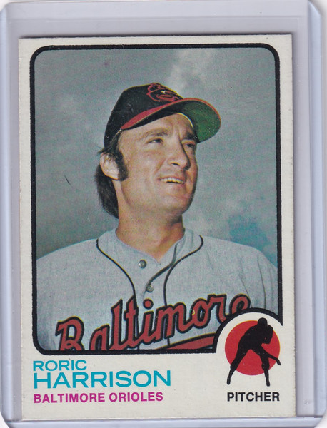 1973 Topps Baseball #229 Roric Harrison - Baltimore Orioles