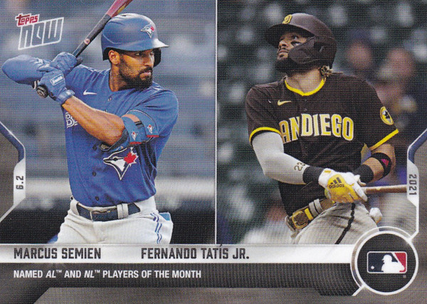 2021 TOPPS NOW #297 MARCUS SEMIEN- MLB