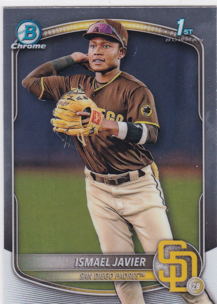 2025 Bowman Chrome #bcp-52 Ismael Javier 1st Bowman San Diego Padres