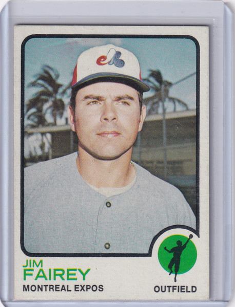 1973 Topps Baseball #429 Jim Fairey - Montreal Expos