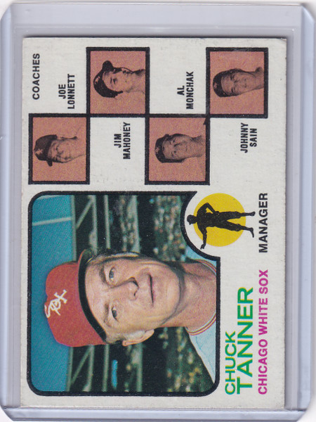 1973 Topps Baseball #356 Tanner/Lonnett /Mahoney /Mo - Chicago White Sox Coaches