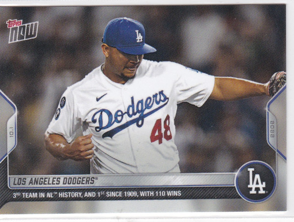 2022 TOPPS NOW #997 LOS ANGELES DODGERS