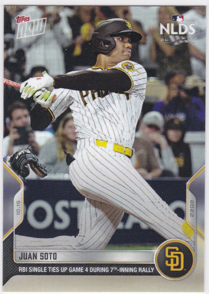 2022 TOPPS NOW #1088 JUAN SOTO- SAN DIEGO PADRES