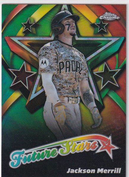 2025 Topps Chrome Future Stars #FS-3 Jackson Merrill - San Diego Padres