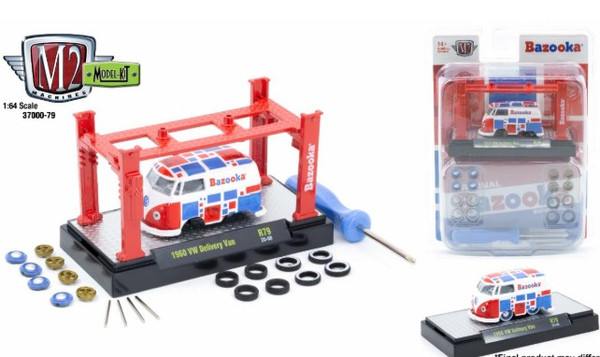 M2 Machines 1:64 Model Kit Release 79 1960 VW Delivery Van