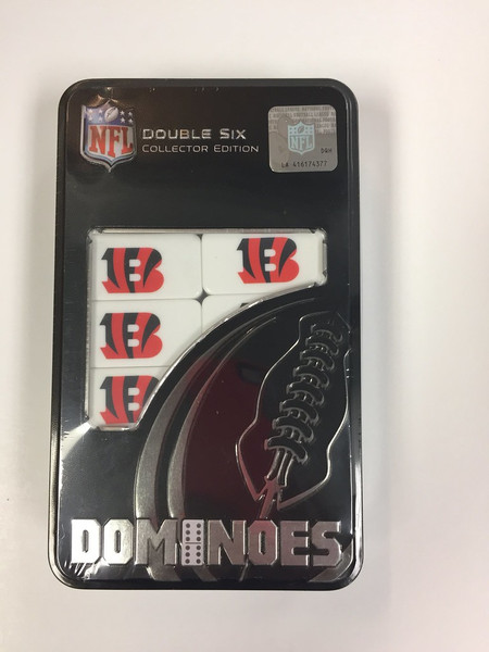 NFL Officially Licensed 28 Dominoes Gift Tin Factory Sealed Choose Your Team