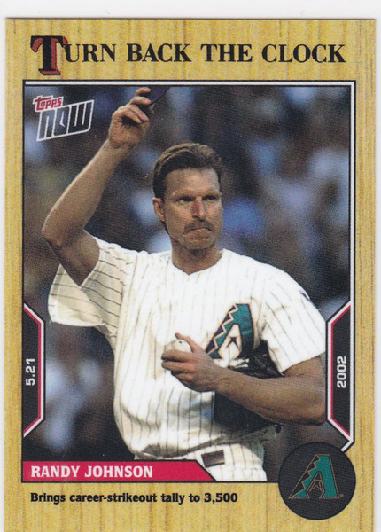 2022 TURN BACK THE CLOCK #52 RANDY JOHNSON- ARIZONA DIAMONDBACKS