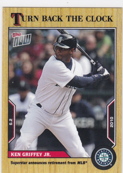 2022 TURN BACK THE CLOCK #64 KEN GRIFFEY JR- SEATTLE MARINERS