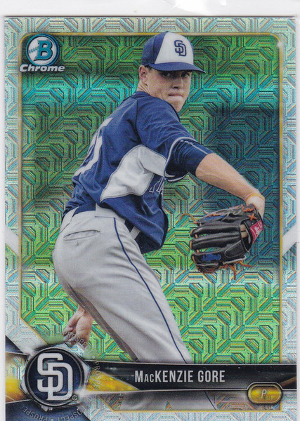 2018 Bowman Chrome MOJO #BCP131 MacKenzie Gore San Diego Padres
