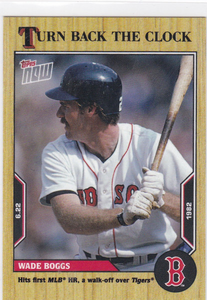 2022 TURN BACK THE CLOCK #84 WADE BOGGS- BOSTON RED SOX