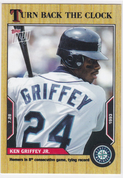 2022 TURN BACK THE CLOCK #120 KEN GRIFFEY JR- SEATTLE MARINERS