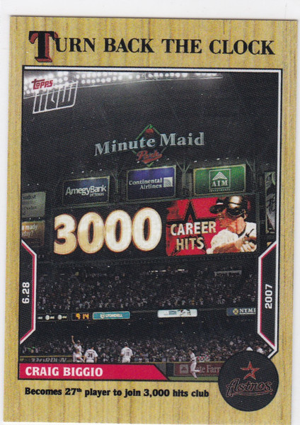 2022 TURN BACK THE CLOCK #90 CRAIG BIGGIO- HOUSTON ASTROS