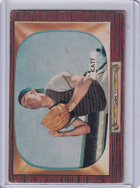 1955 Bowman Baseball #183 Ray Katt - New York Giants