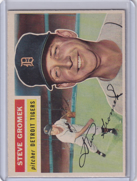 1956 Topps #310 Steve Gromek - Detroit Tigers