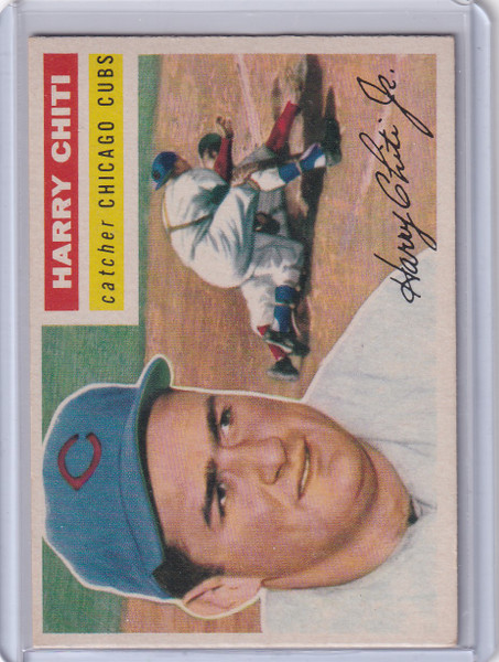 1956 Topps #179 Harry Chiti - Chicago Cubs