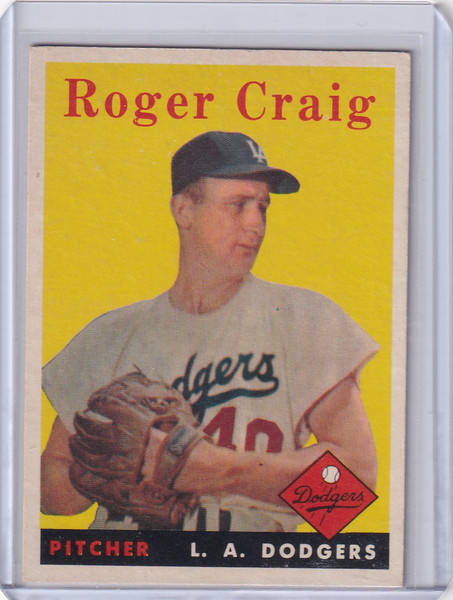 1958 Topps #194 Roger Craig - Los Angeles Dodgers