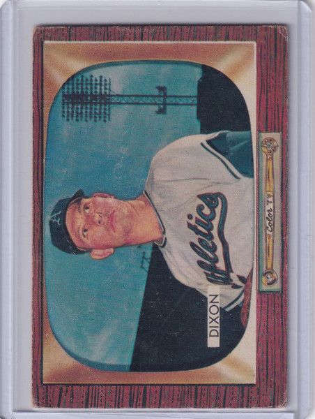 1955 Bowman Baseball #211 Sonny Dixon - Kansas City Athletics RC