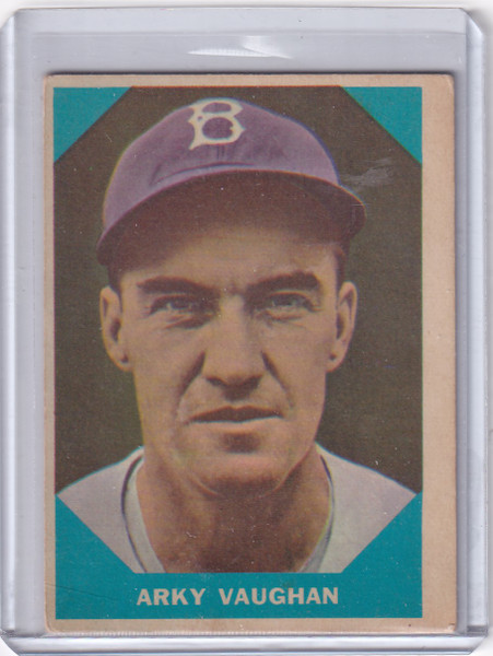 1960 Fleer Baseball #11 Arky Vaughan DP