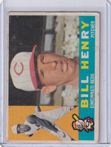 1960 Topps #524 Bill Henry - Cincinnati Reds