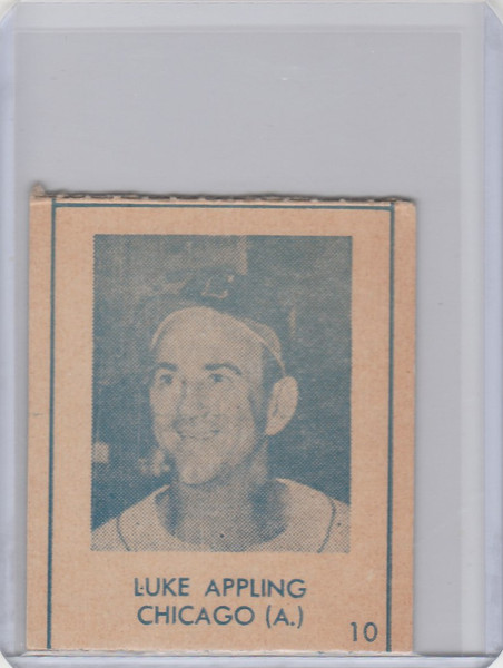 1948 R346 Blue Tint #10 Luke Appling Chicago White Sox
