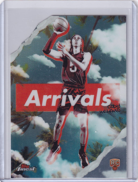 2024-25 Finest Basketball Arrivals #A-9 Cody Williams - Utah Jazz