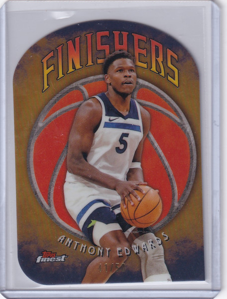 2024-25 Finest Basketball Finishers #F-4 Anthony Edwards 41/50 - Timberwolves