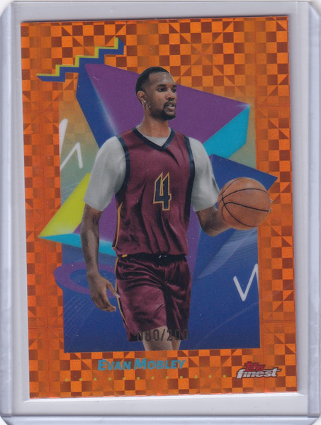 2024-25 Finest Basketball Orange 80/200 #116 Evan Mobley - Cleveland Cavilers