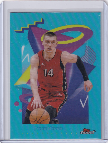 2024-25 Finest Basketball Sky Blue #246 Tyler Herro - Miami Heat