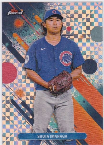 2025 Topps Finest #87 Shota Imanaga Checkboard Chicago Cubs